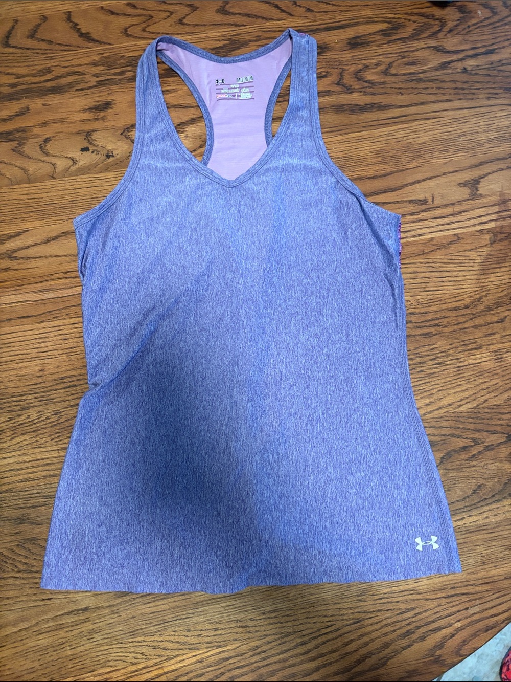 Under Armour Lavender Heather Racerback Tank Top